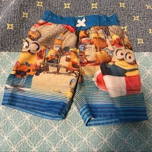Minion swim trunks